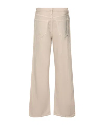 Agolde Belt Loop Jeans In Beige