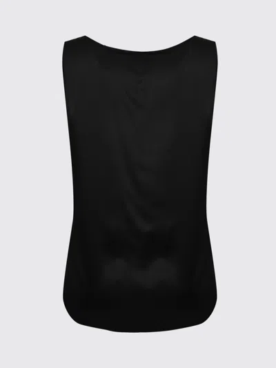 Max Mara Sleeveless Vest In Black
