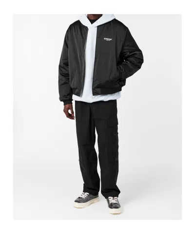 Represent Men's Varsity Jacket In Black