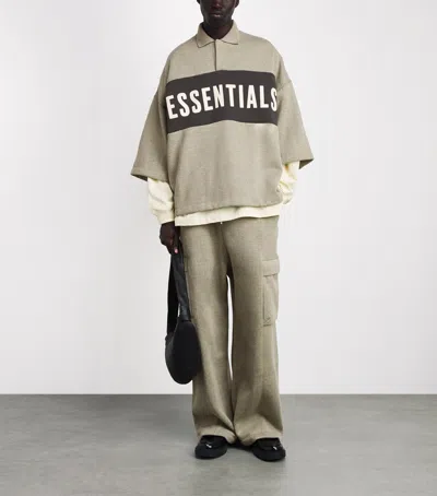 Essentials Drawstring Sweatpants In Green