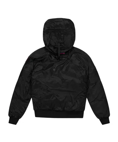 Canada Goose Bright-colored Bomber Jacket In Black