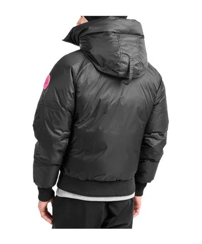 Canada Goose Bright-colored Bomber Jacket In Black