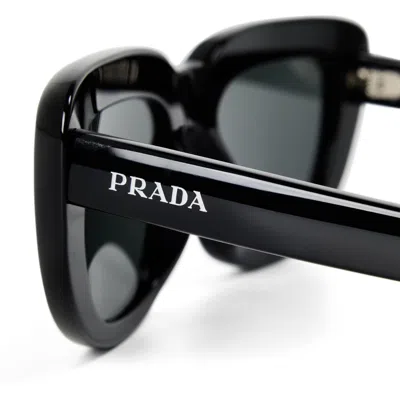 Prada Oversized Sunglasses In Black