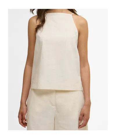 Barbour Back-button Suspenders In White