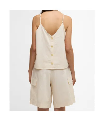 Barbour Back-button Suspenders In White
