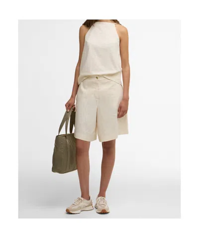 Barbour Back-button Suspenders In White