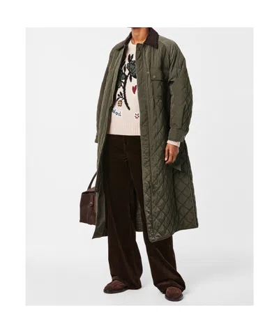 Weekend Max Mara Quilted Jacket In Green
