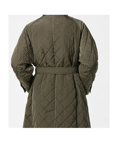 Weekend Max Mara Quilted Jacket In Green