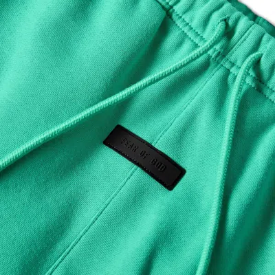 Essentials Drawstring Athletic Shorts In Green