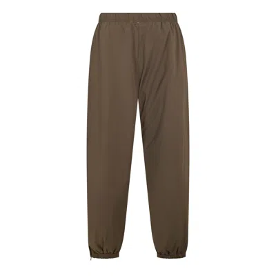 Essentials Drawstring Athletic Pants In Green