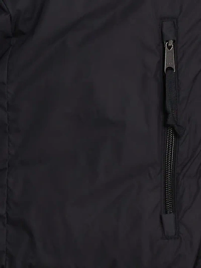The North Face Short Down Jacket With Zip In Black