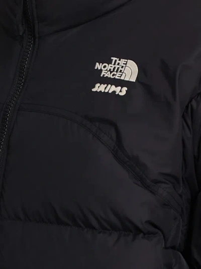 The North Face Short Down Jacket With Zip In Black