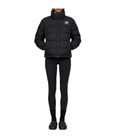 The North Face Short Down Jacket With Zip In Black