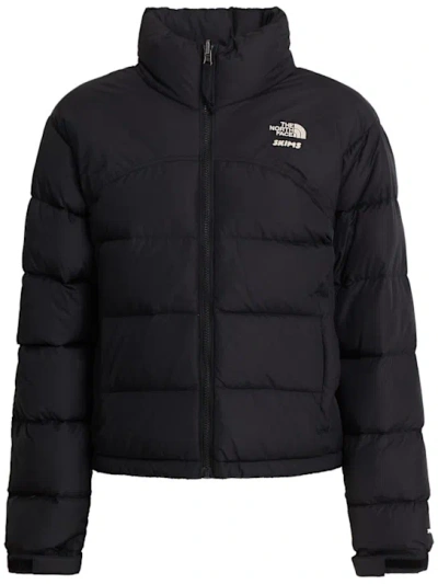 The North Face Short Down Jacket With Zip In Black