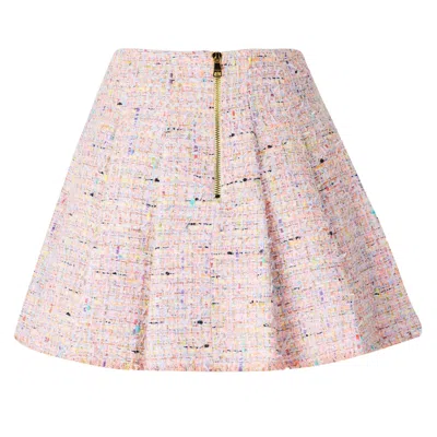 Balmain A-line Mini Skirt In Multi