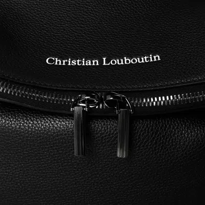 Christian Louboutin Solid Color Backpack In Orange