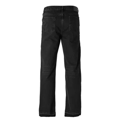 Represent Solid Straight Leg Jeans In Black