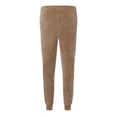 Essentials Drawstring Athletic Pants In Brown