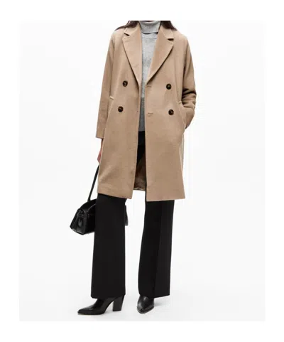 Weekend Max Mara Coat In Nude