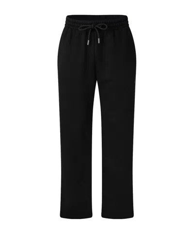 Off-white Logo Pattern Sweatpants In Black