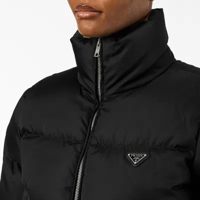 Prada Casual Puff Down Jacket In Black