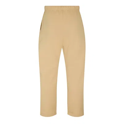Essentials Drawstring Athletic Pants In Brown