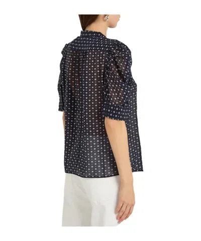 Frame Patterned Shirt In Black
