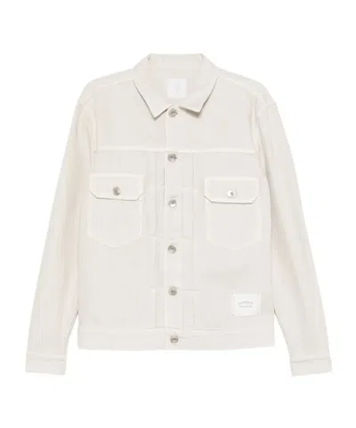 Eleventy Flap-pocket Jacket In White
