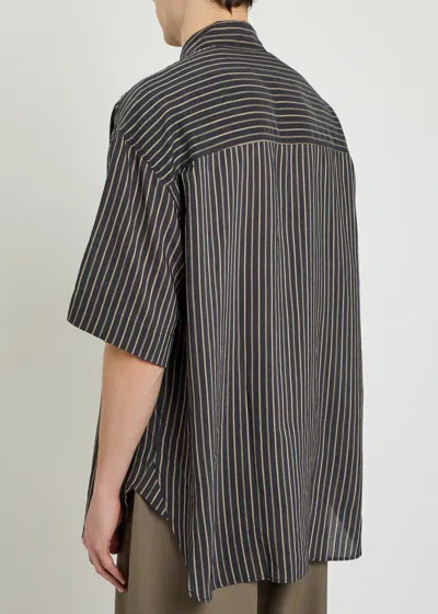 Studio Nicholson Striped Shirt In Multi