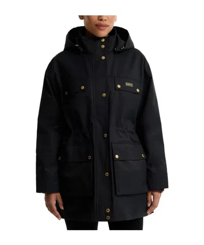 Barbour Solid Color Coat In Black