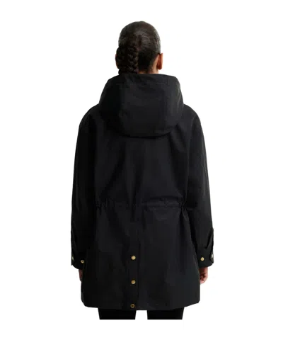 Barbour Solid Color Coat In Black