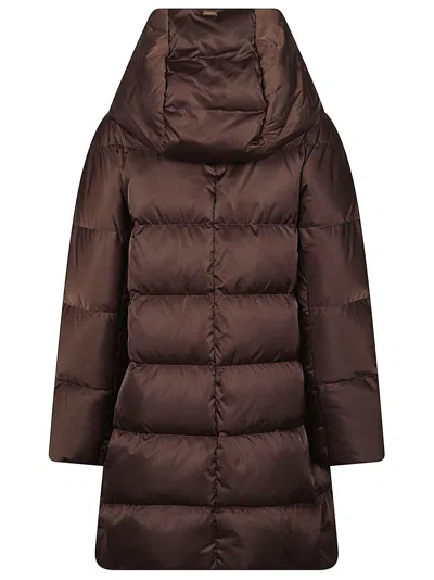 Herno A-shape Quilted High-collar Down Jacket In Multi