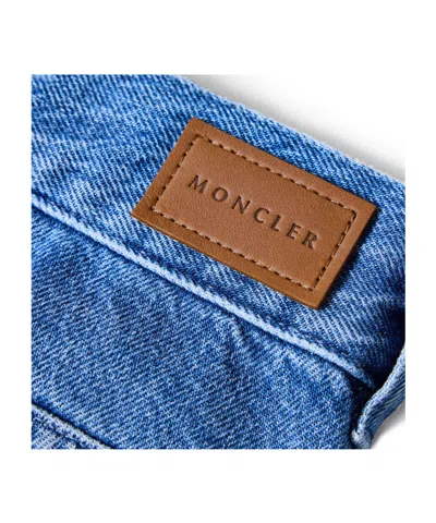 Moncler Mid-rise Slightly Flared Trousers In Multi