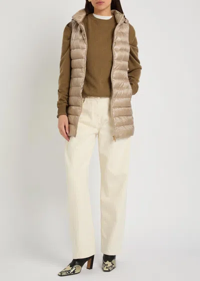 Herno Shell Vest In Nude
