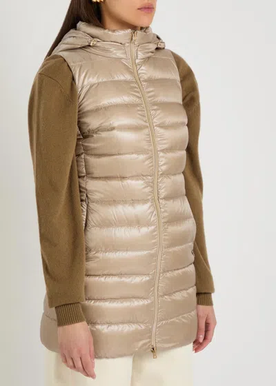 Herno Shell Vest In Nude