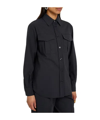 Herno Jersey Overshirt In Blue