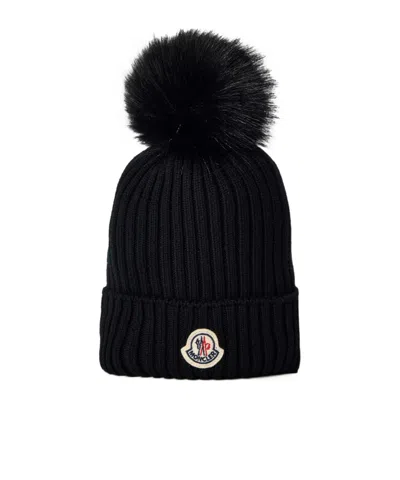 Moncler Bobble Hat In Red