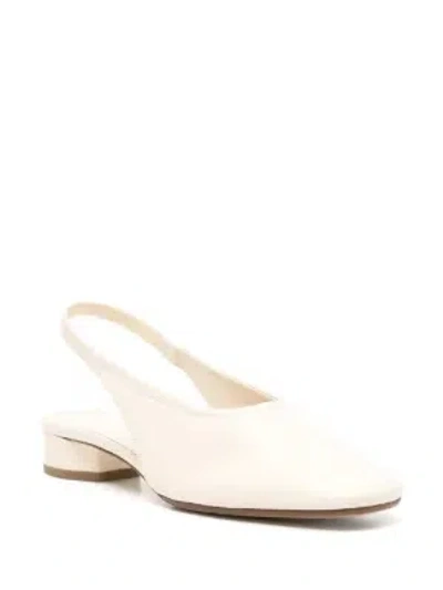 Aeyde Dua Backstrap Leather Pumps In Neutral