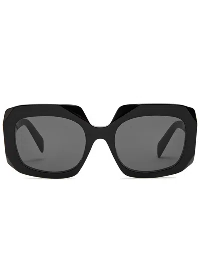 Prada Oversized Sunglasses In Black