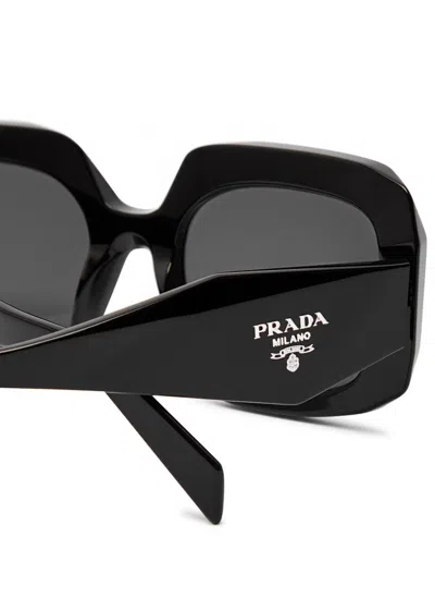 Prada Oversized Sunglasses In Black