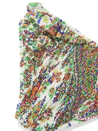 Etro Ruffled Printed Bikini In Multi