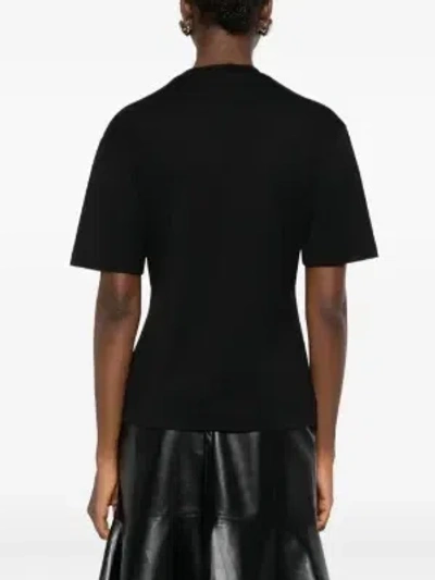 Simone Rocha Ruffled Satin-panel T-shirt In Multi