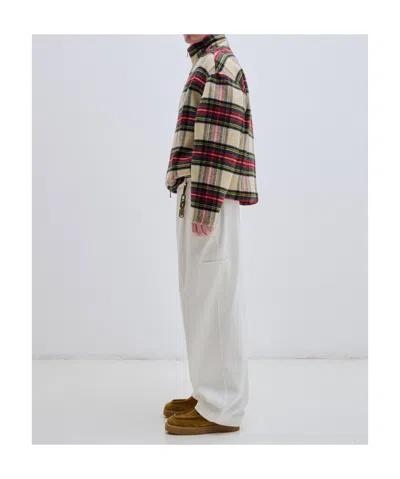 Darkpark Aj - Wool Tartan Check Jacket In Multi