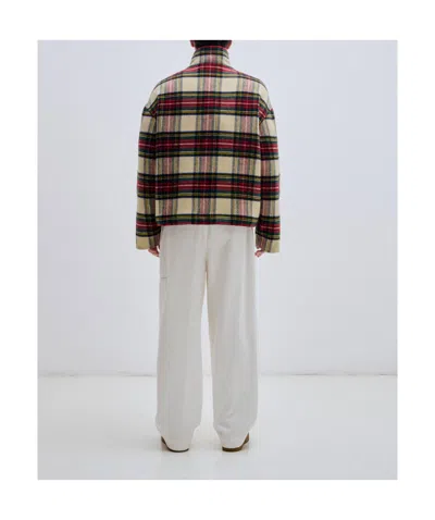 Darkpark Aj - Wool Tartan Check Jacket In Multi