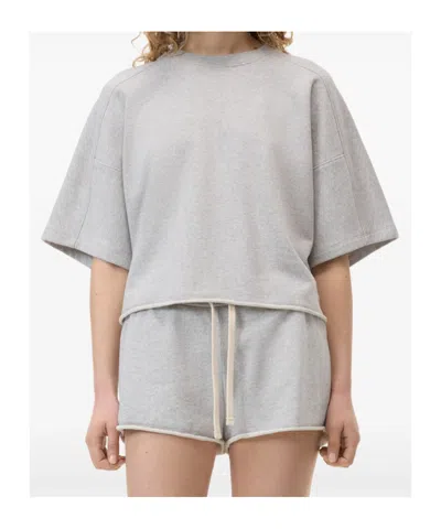 Closed Deep Yoke T-shirt In Silver