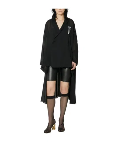 Undercover Asymmetrical Top In Black