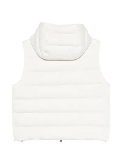 Eleventy Quilted-pattern Gilet In White