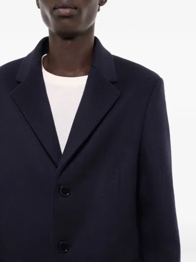 Fursac Button-fastening Overcoat In Multi