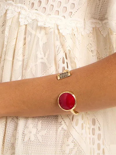 La Doublej Shen Loop Bracelet In Red