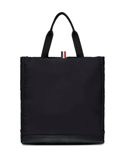 Thom Browne Poly Twill Canvas Shoulder Bag In Pattern
